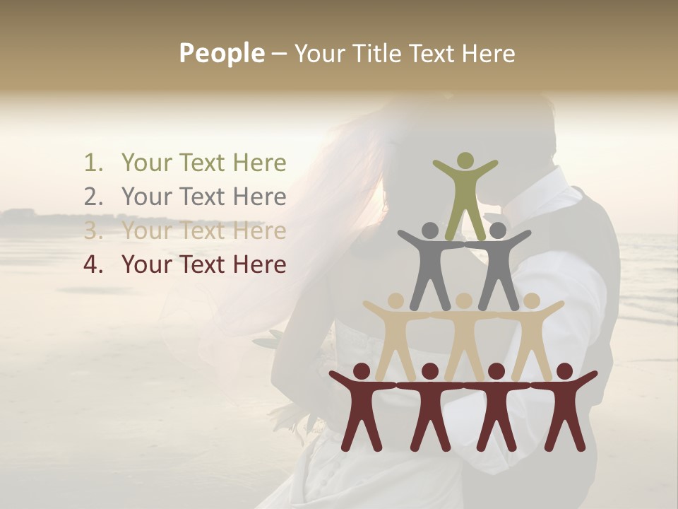 Hair Togetherness Couple PowerPoint Template