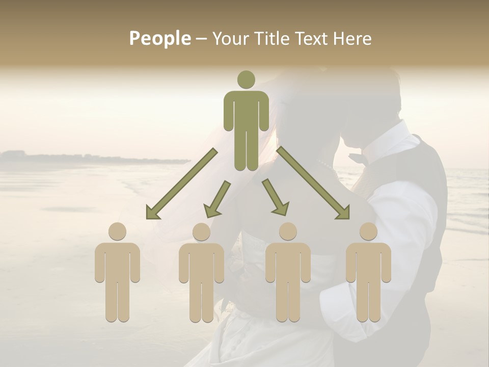 Hair Togetherness Couple PowerPoint Template
