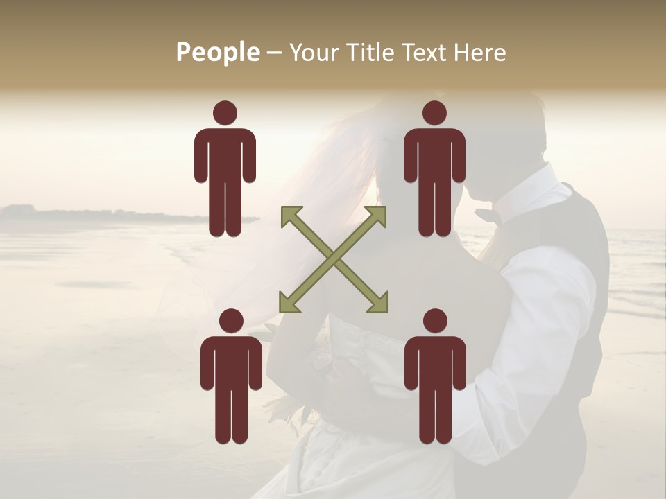 Hair Togetherness Couple PowerPoint Template