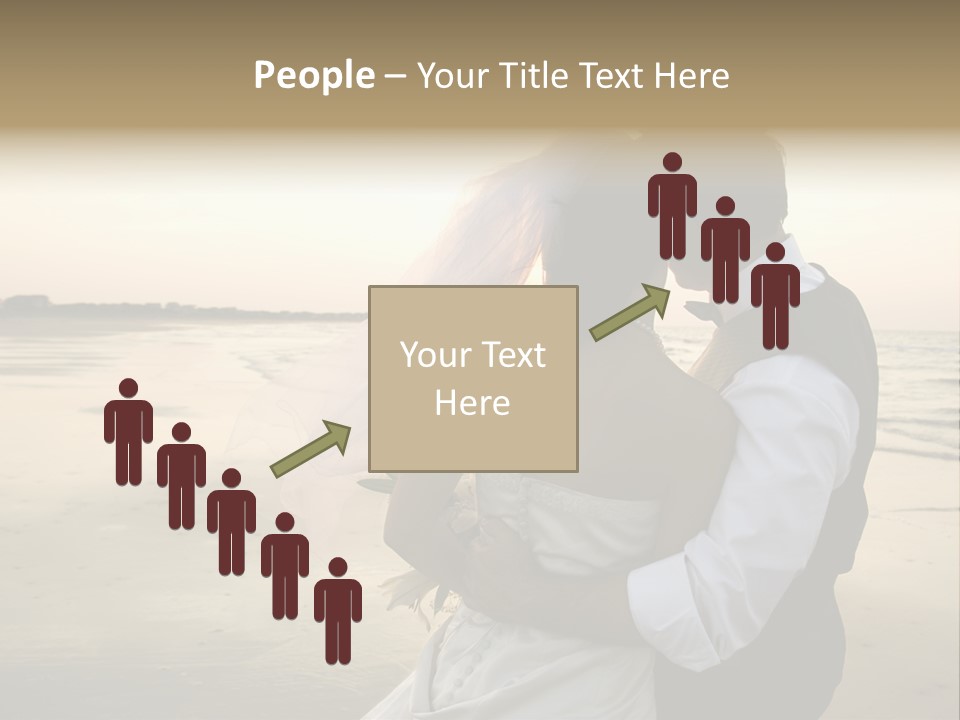 Hair Togetherness Couple PowerPoint Template