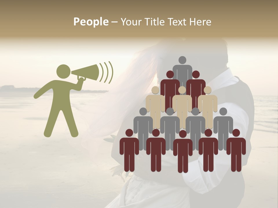 Hair Togetherness Couple PowerPoint Template