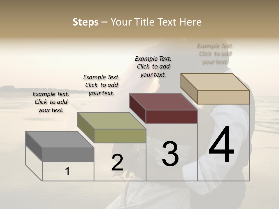 Hair Togetherness Couple PowerPoint Template