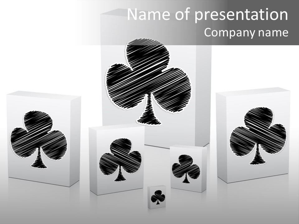 Clover Casino Luck PowerPoint Template