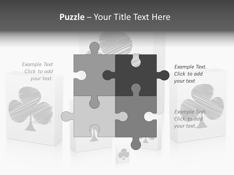 Clover Casino Luck PowerPoint Template