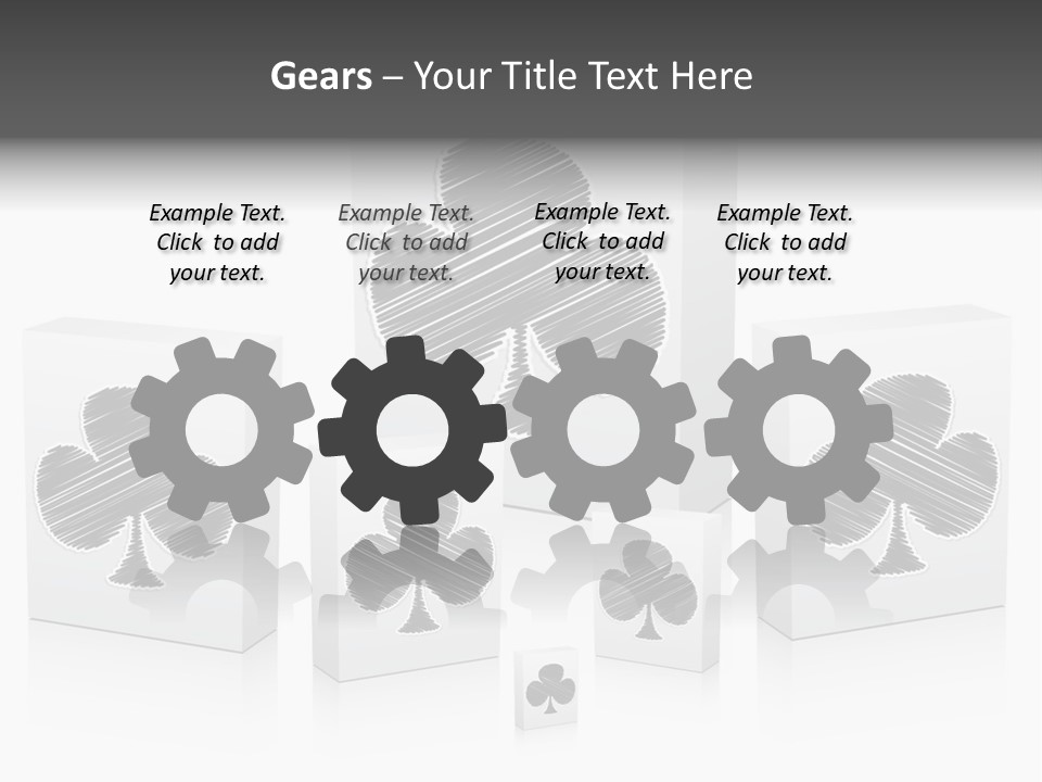 Clover Casino Luck PowerPoint Template