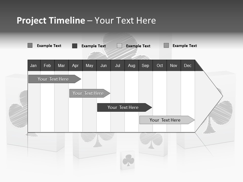Clover Casino Luck PowerPoint Template