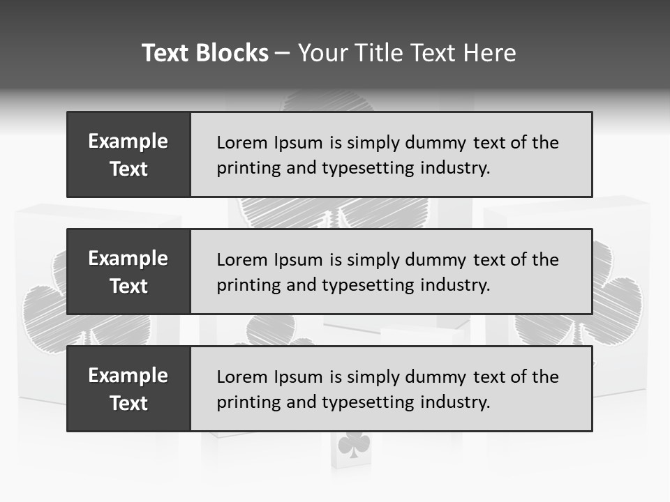 Clover Casino Luck PowerPoint Template