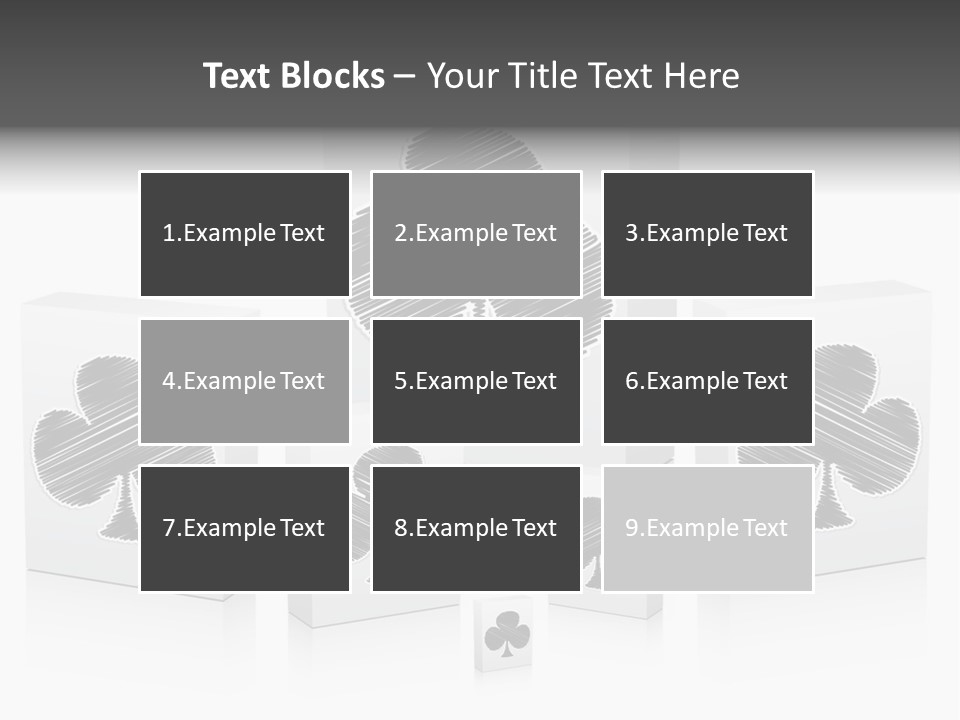 Clover Casino Luck PowerPoint Template