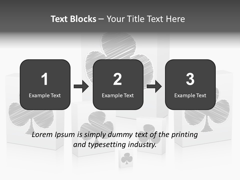 Clover Casino Luck PowerPoint Template