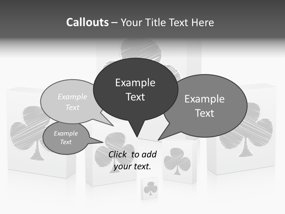 Clover Casino Luck PowerPoint Template