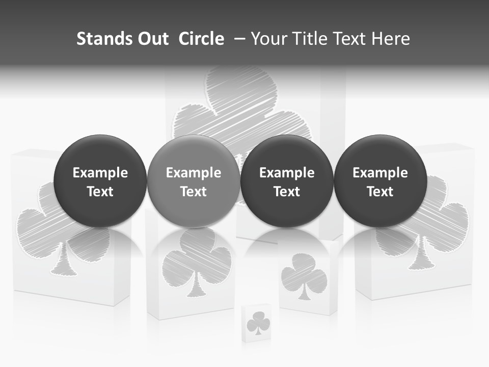 Clover Casino Luck PowerPoint Template
