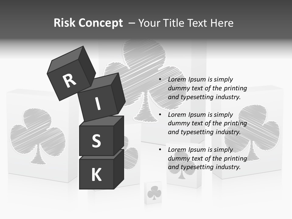 Clover Casino Luck PowerPoint Template