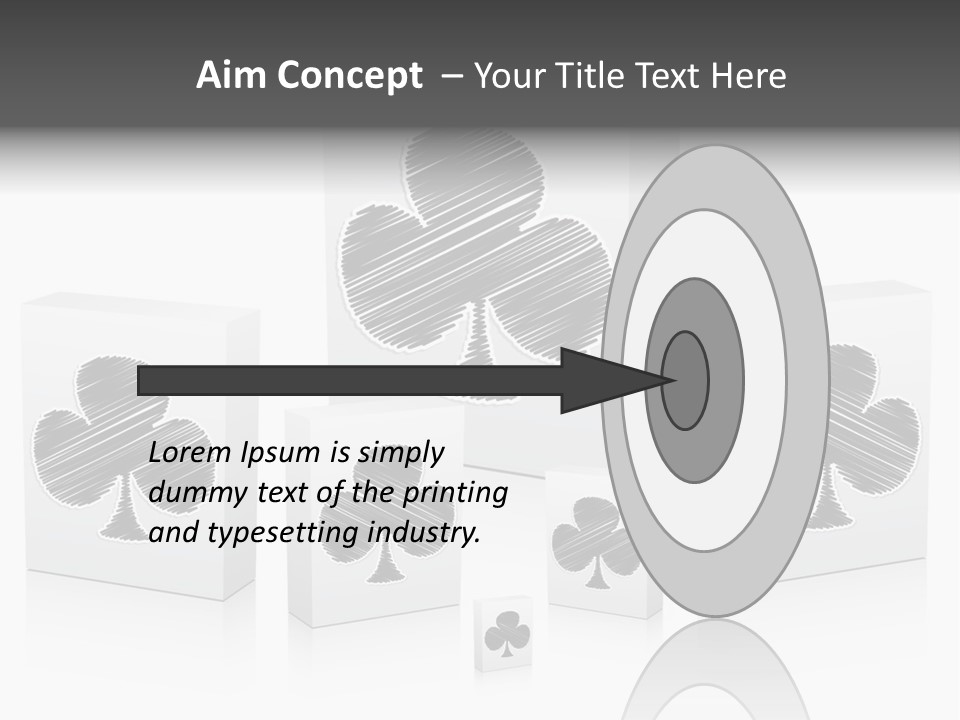 Clover Casino Luck PowerPoint Template