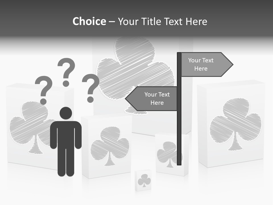 Clover Casino Luck PowerPoint Template