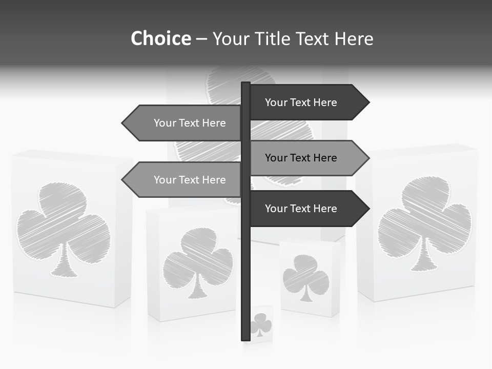 Clover Casino Luck PowerPoint Template