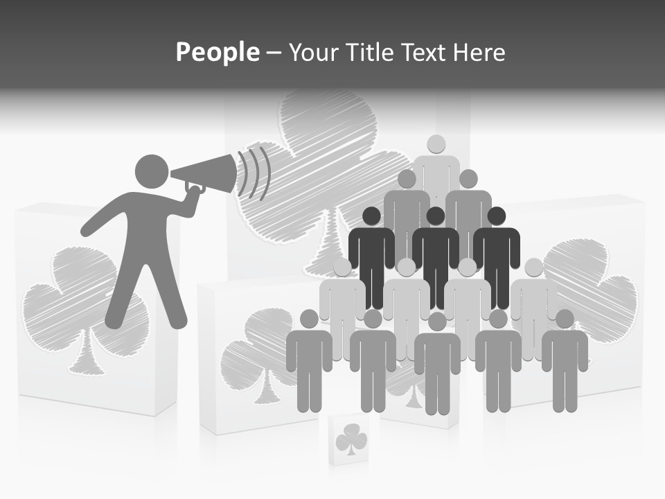 Clover Casino Luck PowerPoint Template