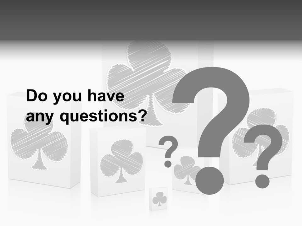 Clover Casino Luck PowerPoint Template