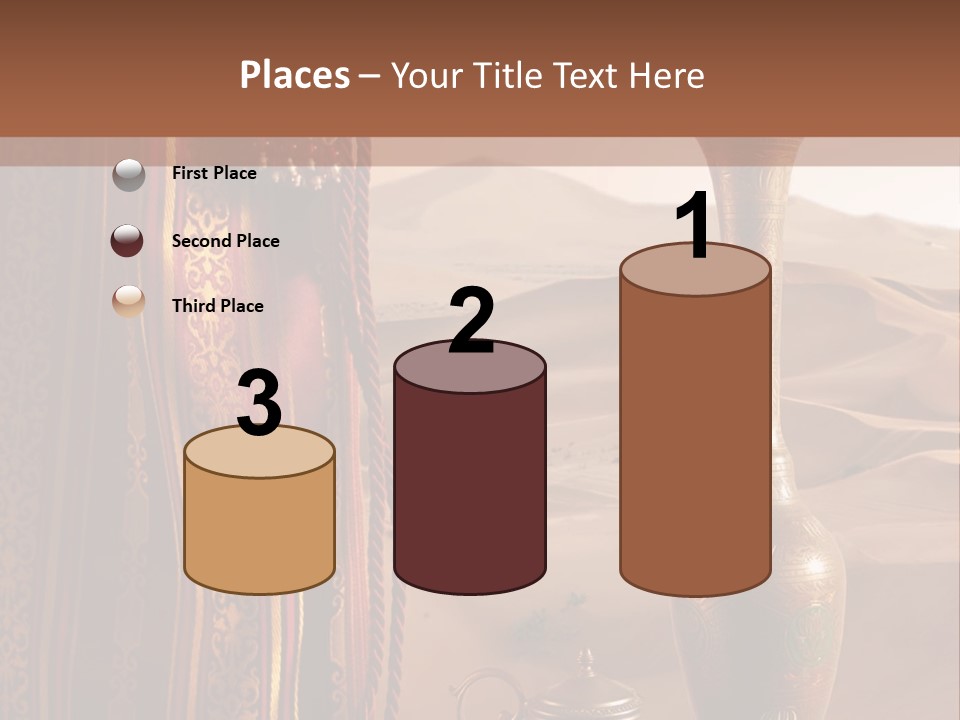 Wilderness Background Vase PowerPoint Template