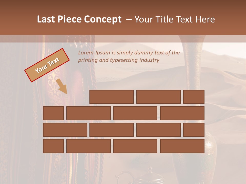 Wilderness Background Vase PowerPoint Template