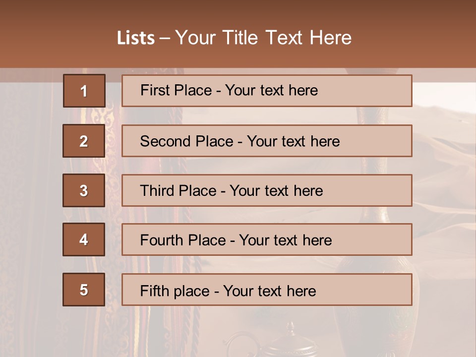 Wilderness Background Vase PowerPoint Template