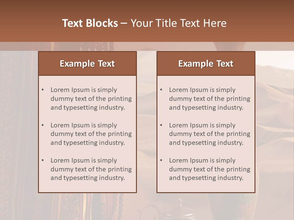 Wilderness Background Vase PowerPoint Template