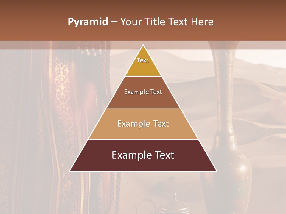 Wilderness Background Vase PowerPoint Template