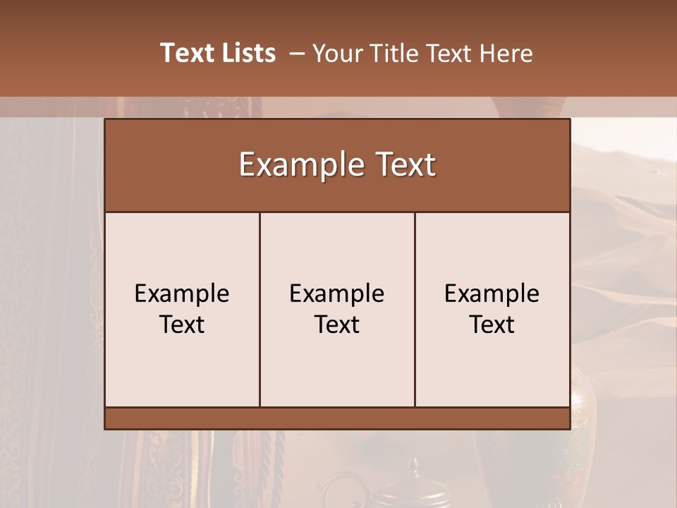 Wilderness Background Vase PowerPoint Template