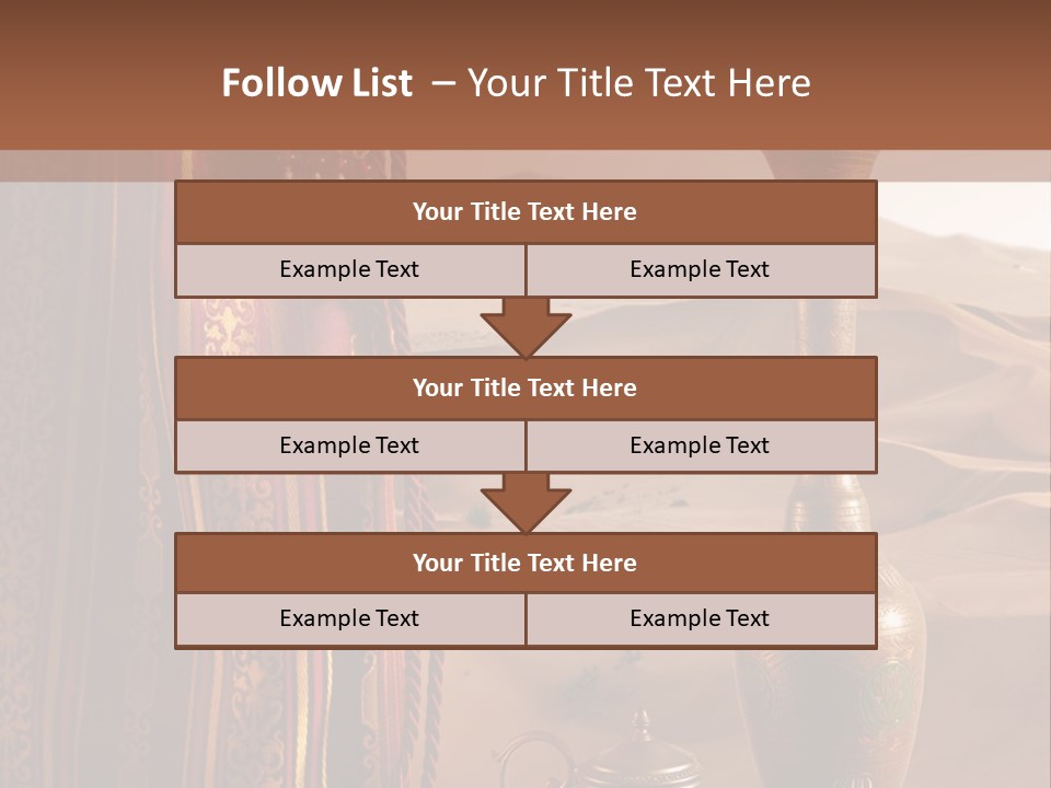 Wilderness Background Vase PowerPoint Template