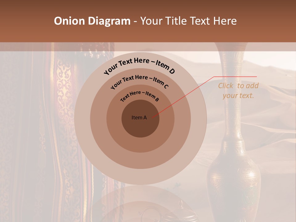 Wilderness Background Vase PowerPoint Template