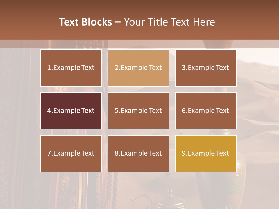 Wilderness Background Vase PowerPoint Template