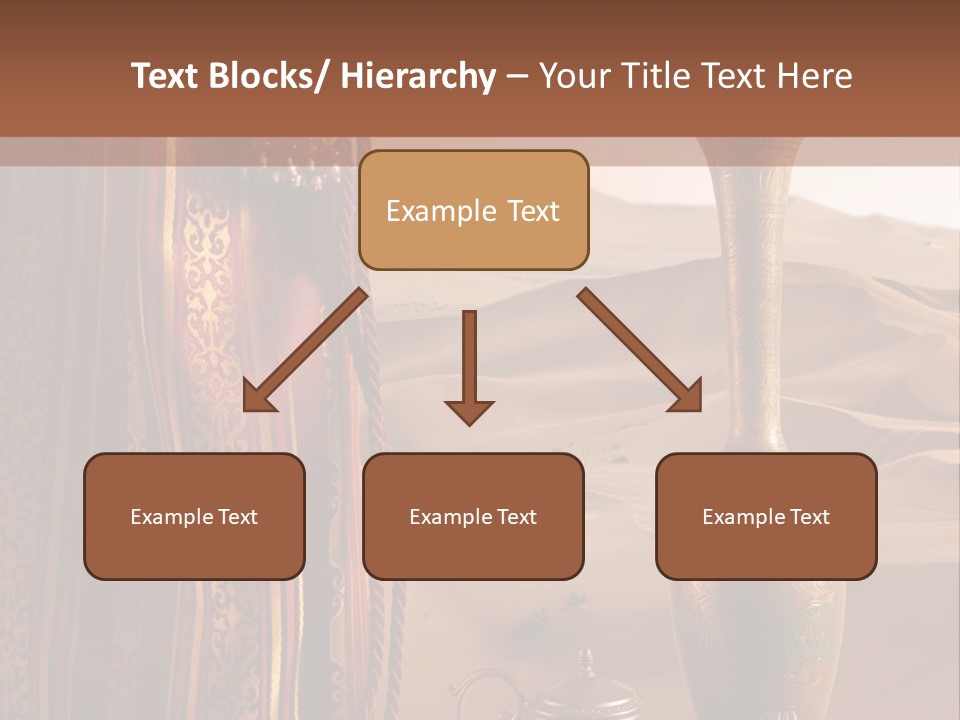 Wilderness Background Vase PowerPoint Template