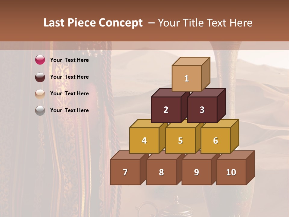 Wilderness Background Vase PowerPoint Template