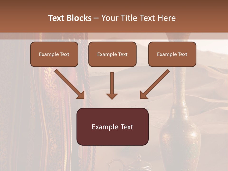 Wilderness Background Vase PowerPoint Template