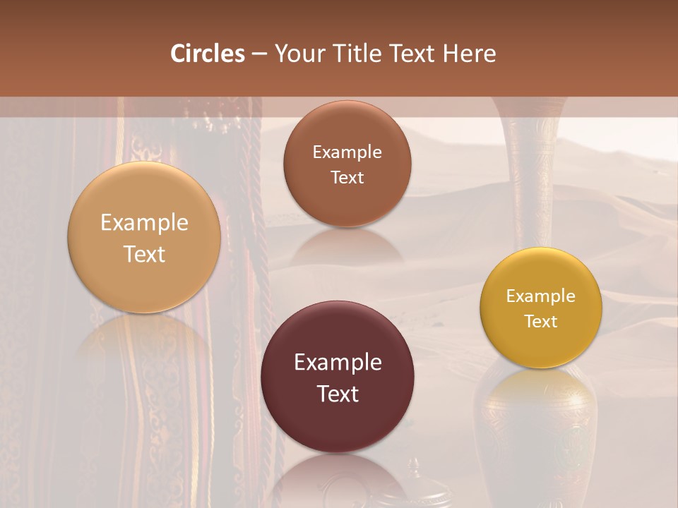 Wilderness Background Vase PowerPoint Template