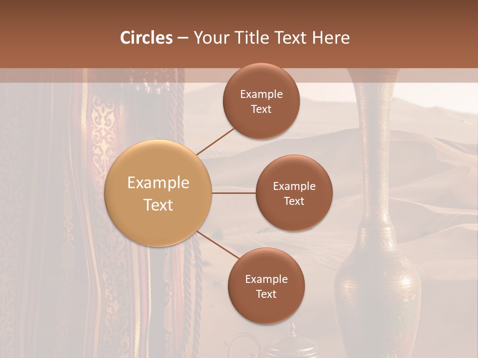 Wilderness Background Vase PowerPoint Template