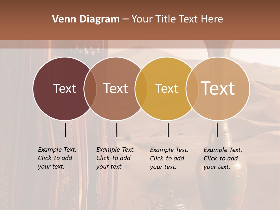 Wilderness Background Vase PowerPoint Template