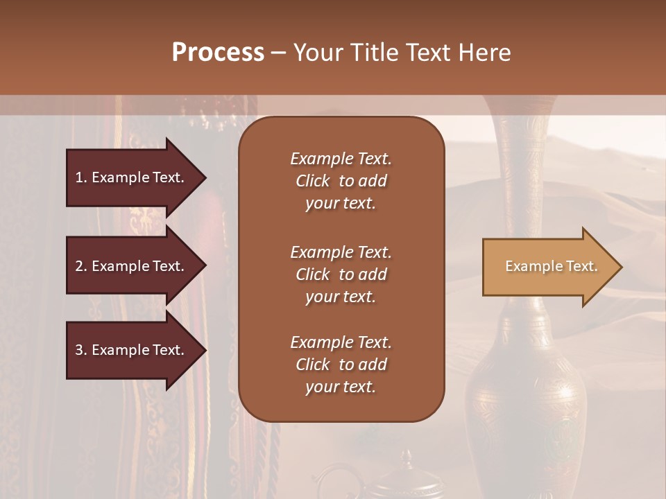 Wilderness Background Vase PowerPoint Template