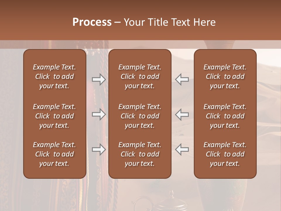 Wilderness Background Vase PowerPoint Template