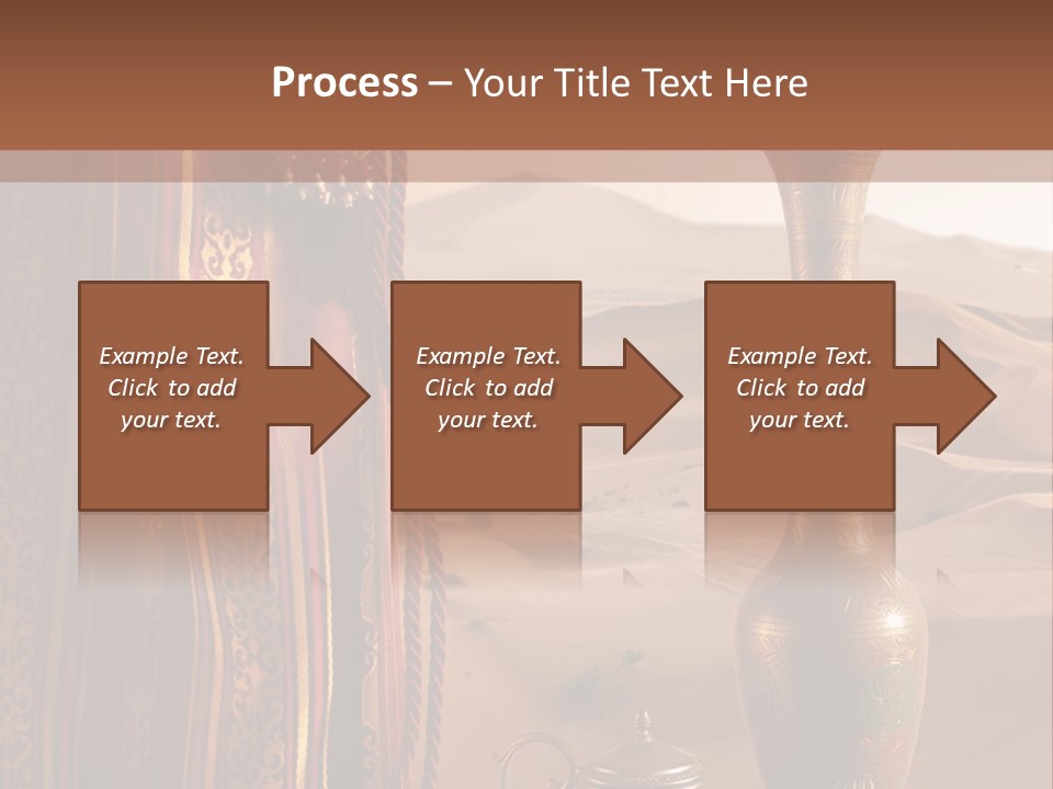 Wilderness Background Vase PowerPoint Template