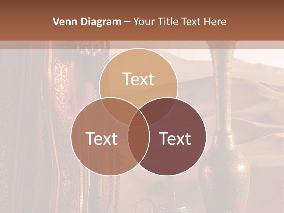 Wilderness Background Vase PowerPoint Template