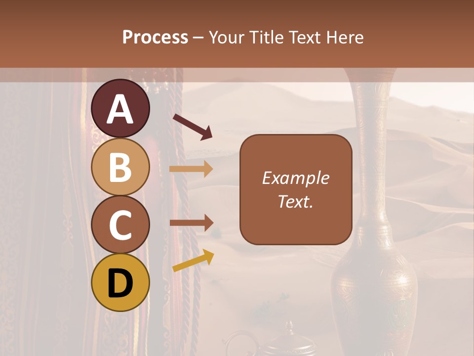 Wilderness Background Vase PowerPoint Template