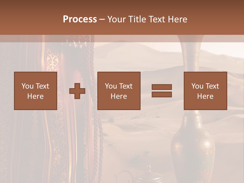Wilderness Background Vase PowerPoint Template