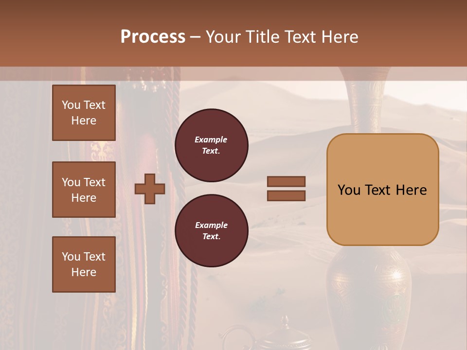 Wilderness Background Vase PowerPoint Template