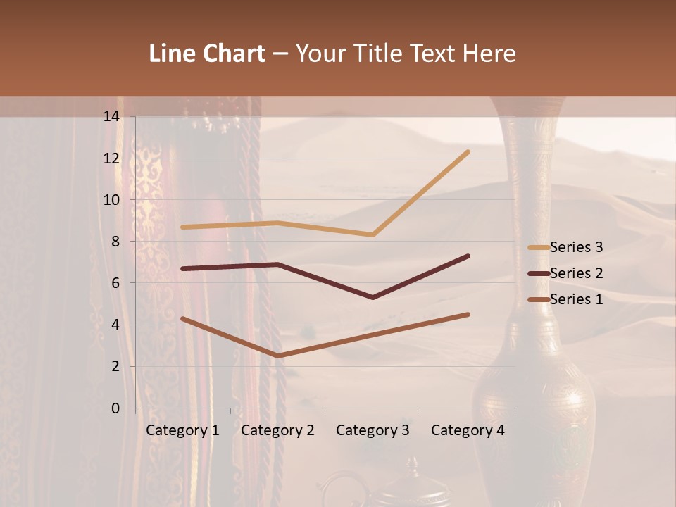 Wilderness Background Vase PowerPoint Template