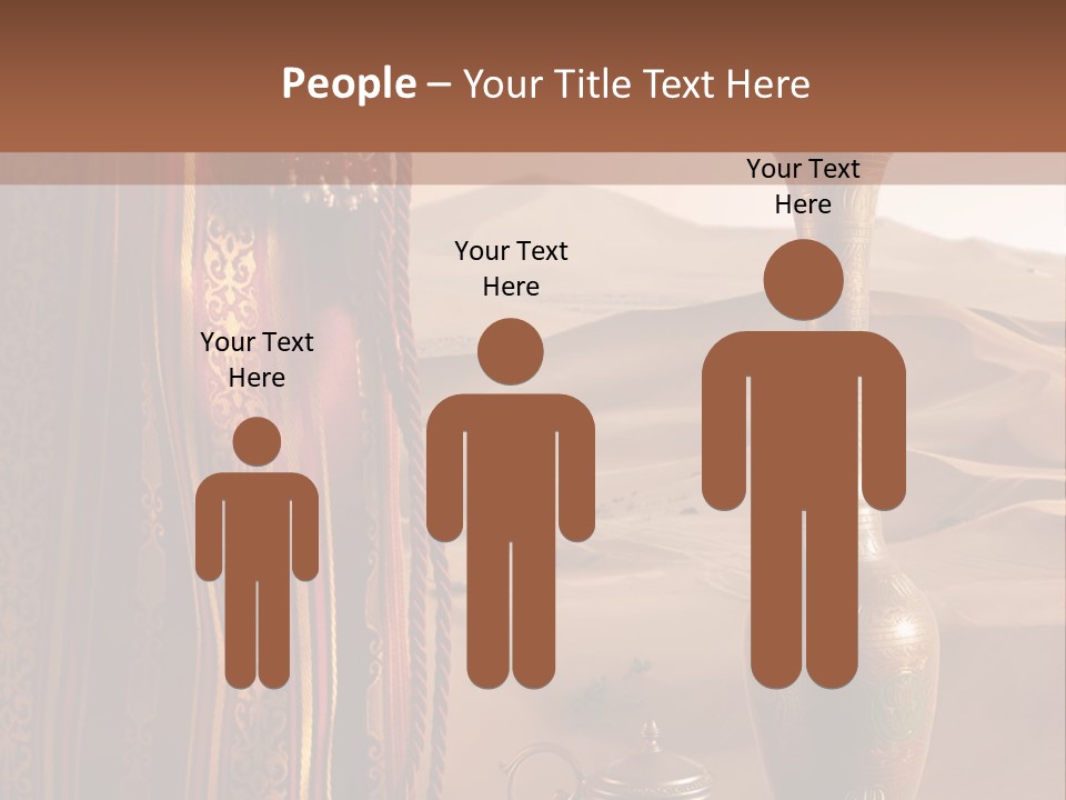 Wilderness Background Vase PowerPoint Template