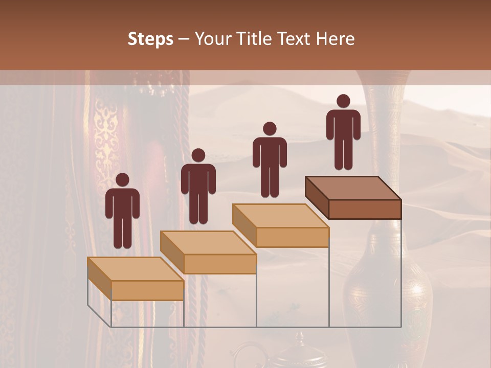 Wilderness Background Vase PowerPoint Template