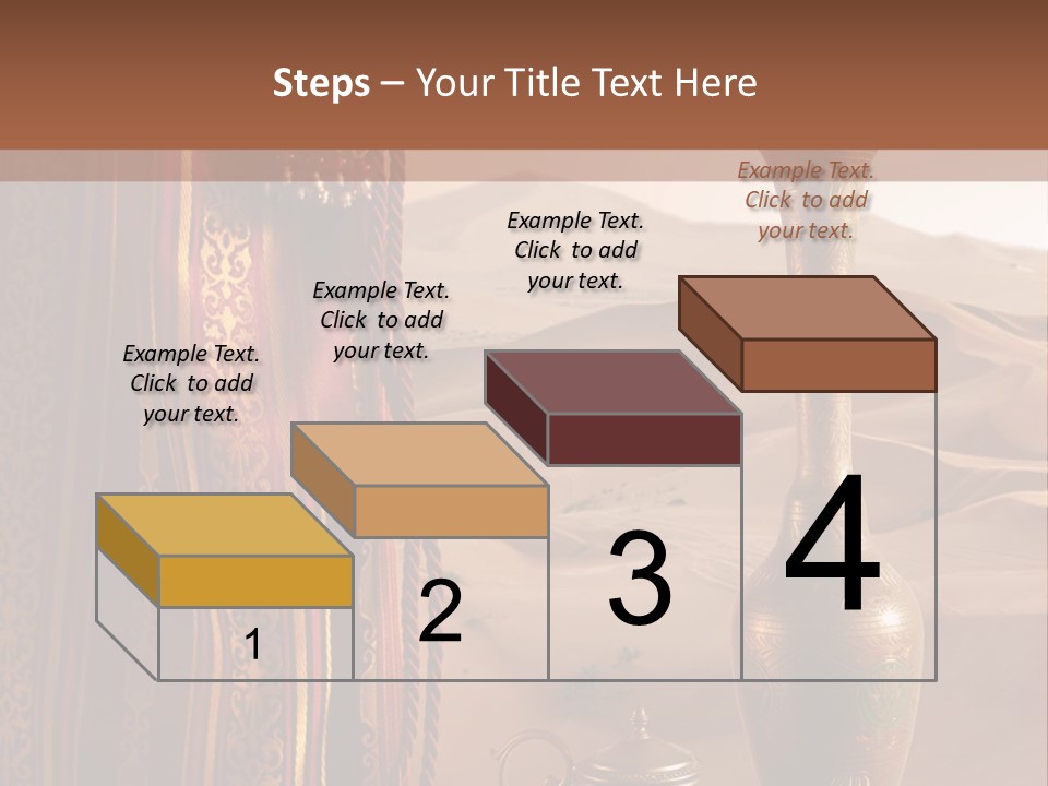 Wilderness Background Vase PowerPoint Template