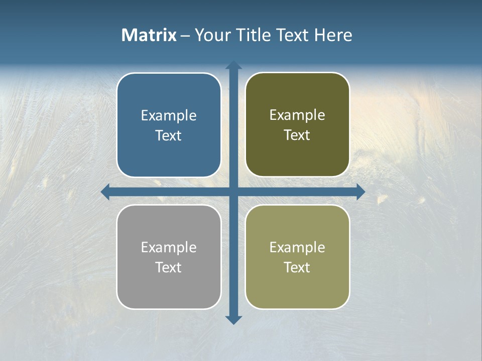 Snowflake Drop New PowerPoint Template