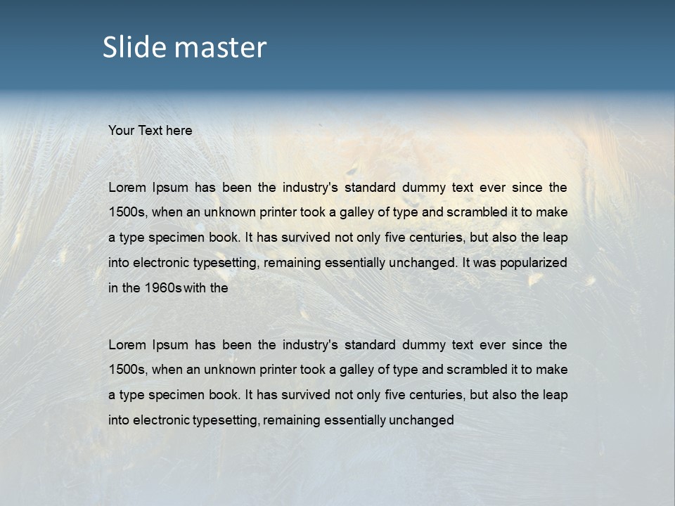 Snowflake Drop New PowerPoint Template