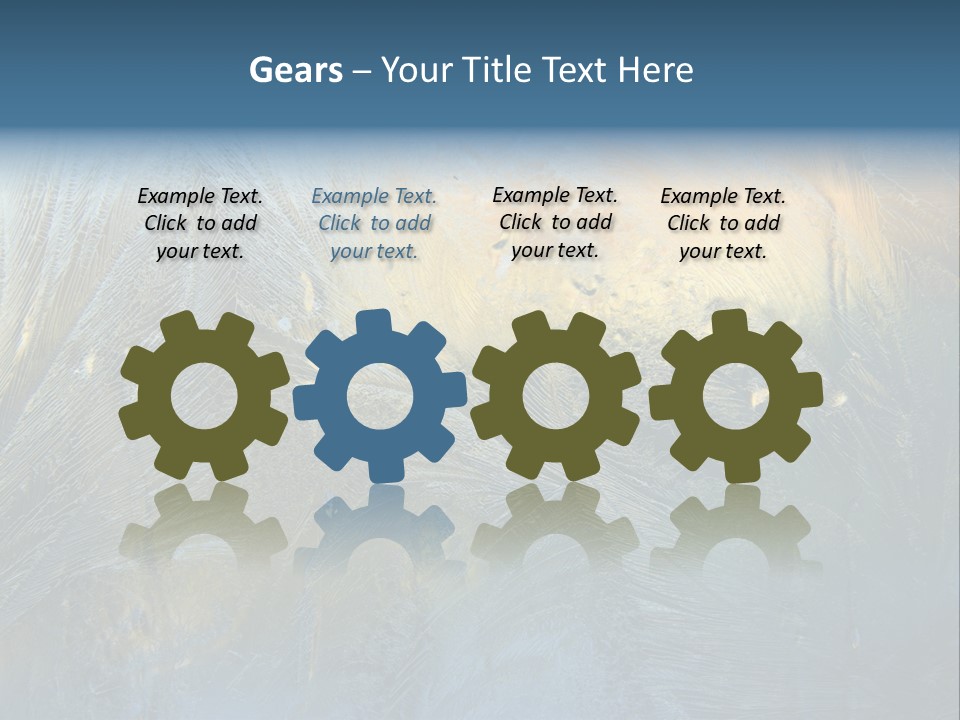 Snowflake Drop New PowerPoint Template